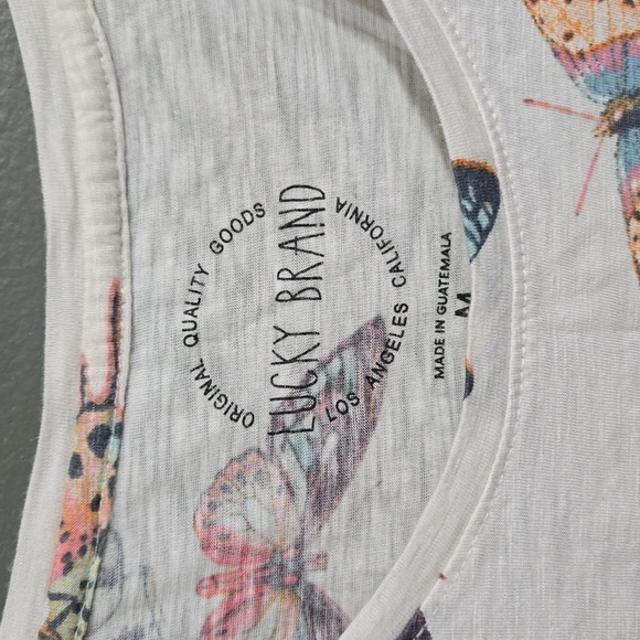 Lucky Brand Butterfly Top - Picture 2 of 5